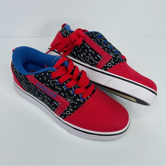 Heelys YTH4 Gr8 Pro Prints Chemistry No Wheels Missing Plug Shoes NWOT - Picture 1 of 10